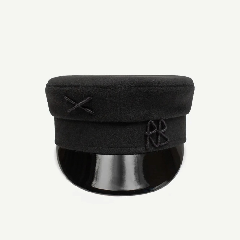Logo-embellished Baker Boy Cap